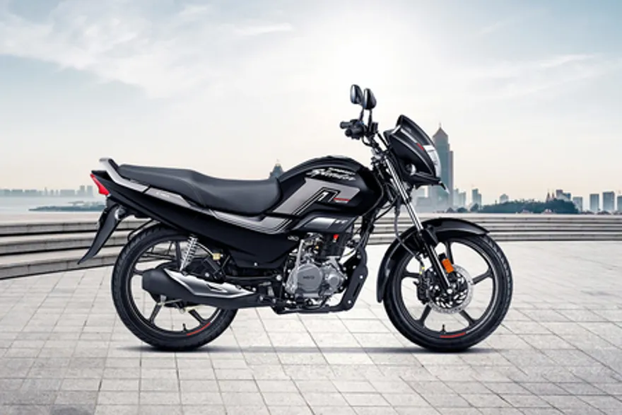Hero Super Splendor Self Start Drum Brake Alloy Wheel-FI image